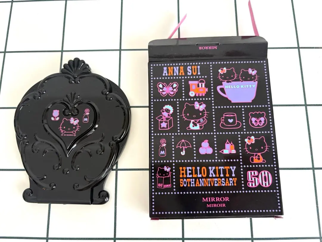 ANNA SUI ハローキティ　サンリオ　アナスイ　キーホルダー　ミラー　鏡 2025年最新】ANNA SUI キティ ミラーの人気アイテム - メルカリ
