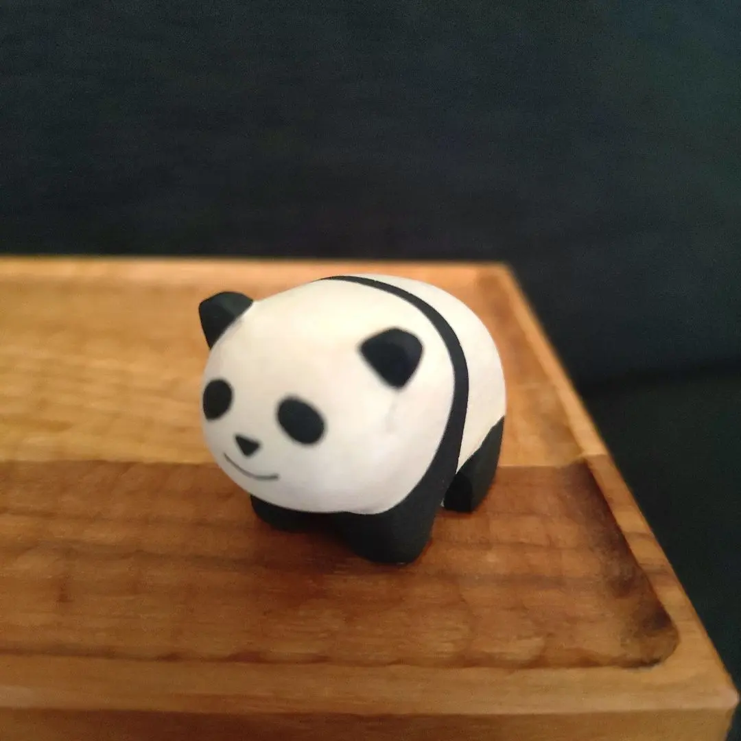 木彫りのパンダ非売品 2025年最新】パンダ 置物 木彫りの人気アイテム - メルカリ