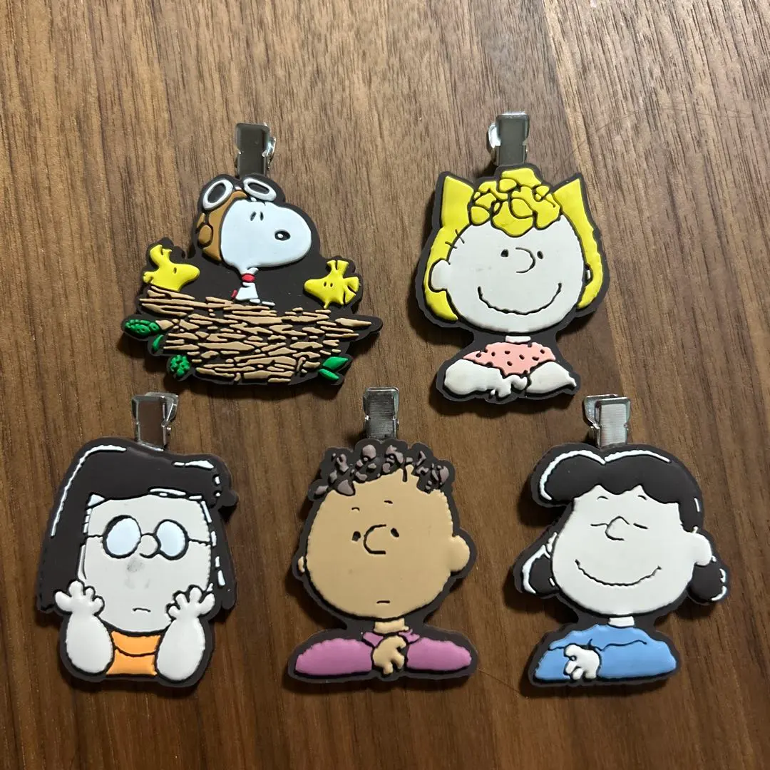 Thumbnail of Snoopy Friends Hair Clips - Set of 5