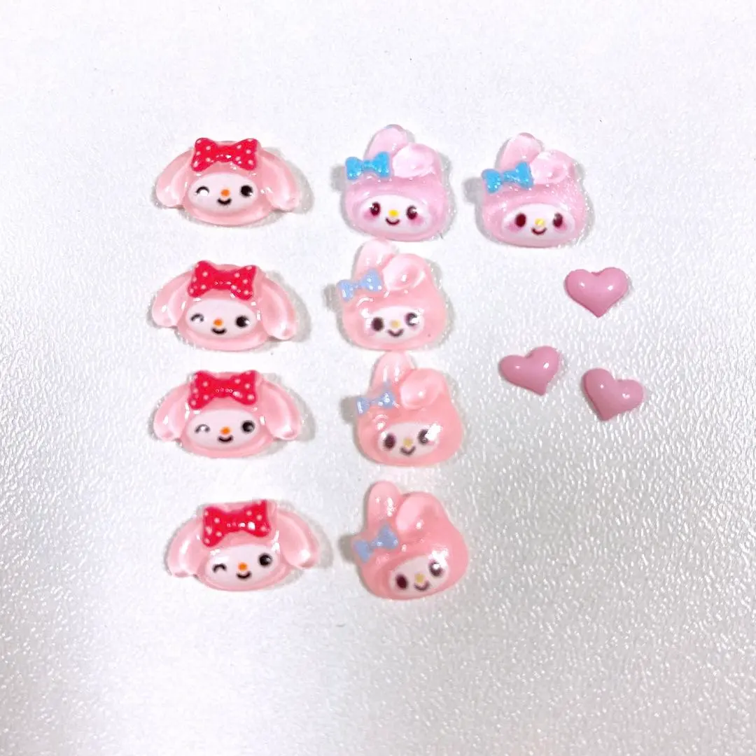 Thumbnail of My Melody Heart Nail Parts
