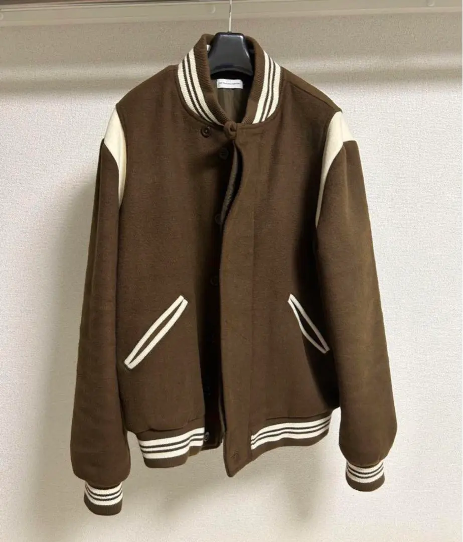 POP TRADING COMPANY Varsity jacket スタジャン Pop Varsity Jacket White Pepper