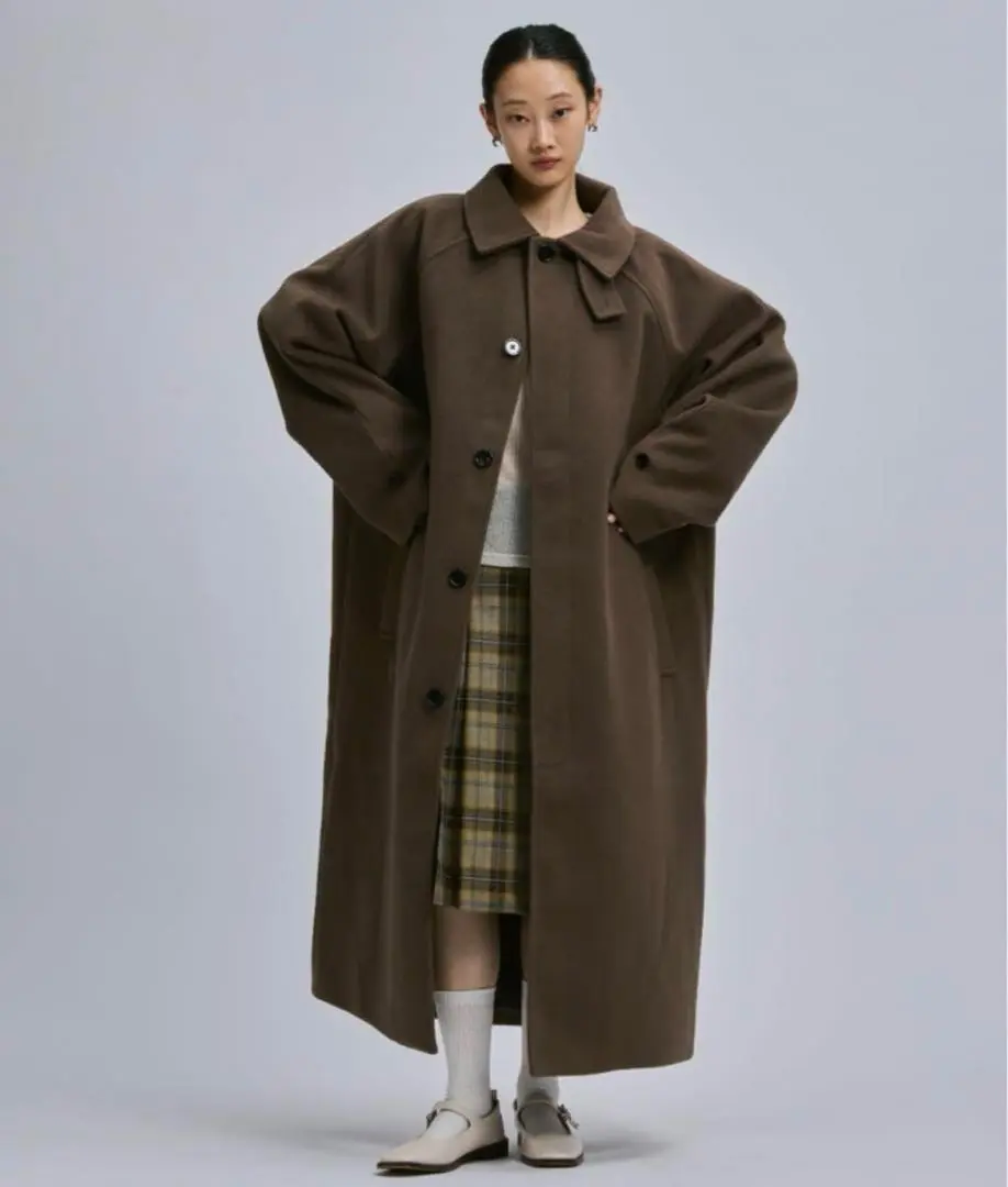 FEKETE 3way オーバーフィットロングステンカラーコート ブラック FEKETE（フェケテ）の「OVERSIZED BAL COLLAR LONG COAT