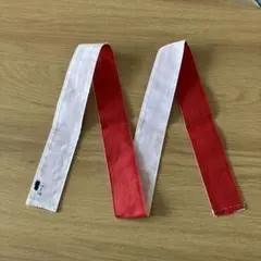 Thumbnail of Red and white striped baseball belt