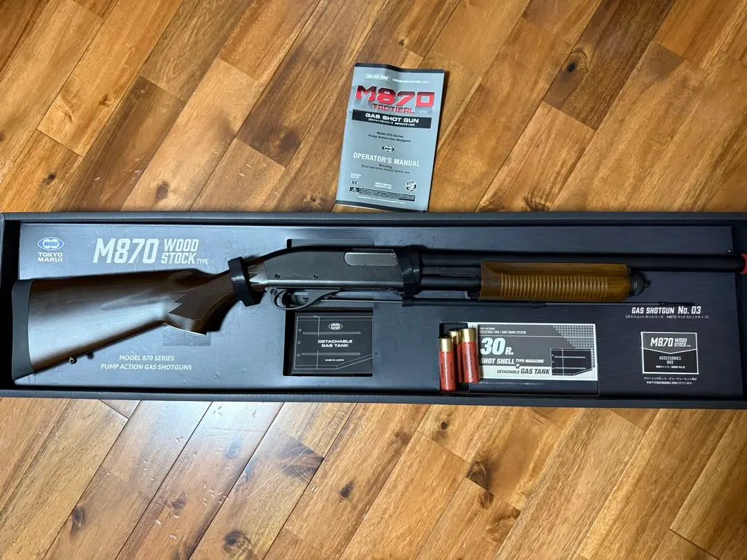 ⭐️東京マルイ⭐️ M870 ウッドストックガスガン ショットガン 付属品セット♡ 東京マルイ M870 タクティカル ガスショットガン ウッドストック