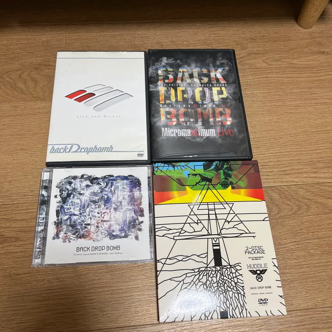 BACK DROP BOMB DVD2本セット デモ音源オマケ付き ミュージック
