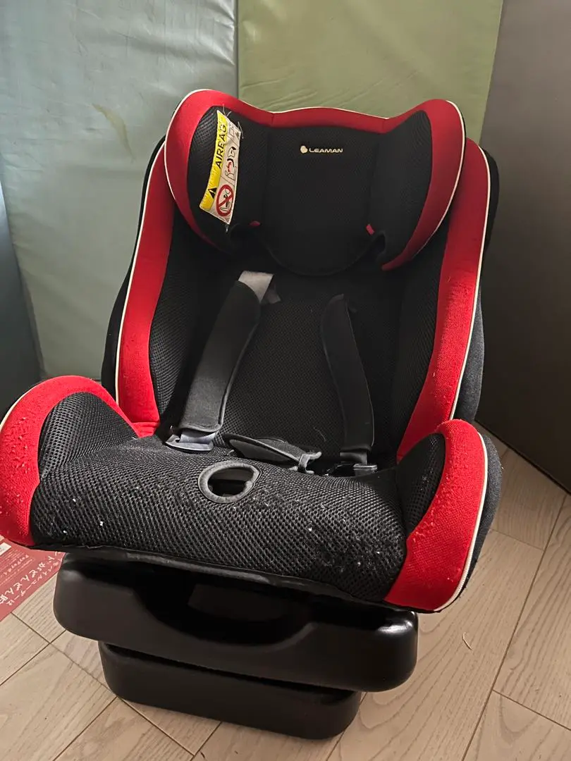 美品 LEAMAN リーマン チャイルドシート カイナ レッド ブラック 赤 黒 LEAMAN リーマン カイナ 1029A チャイルドシート ブラック