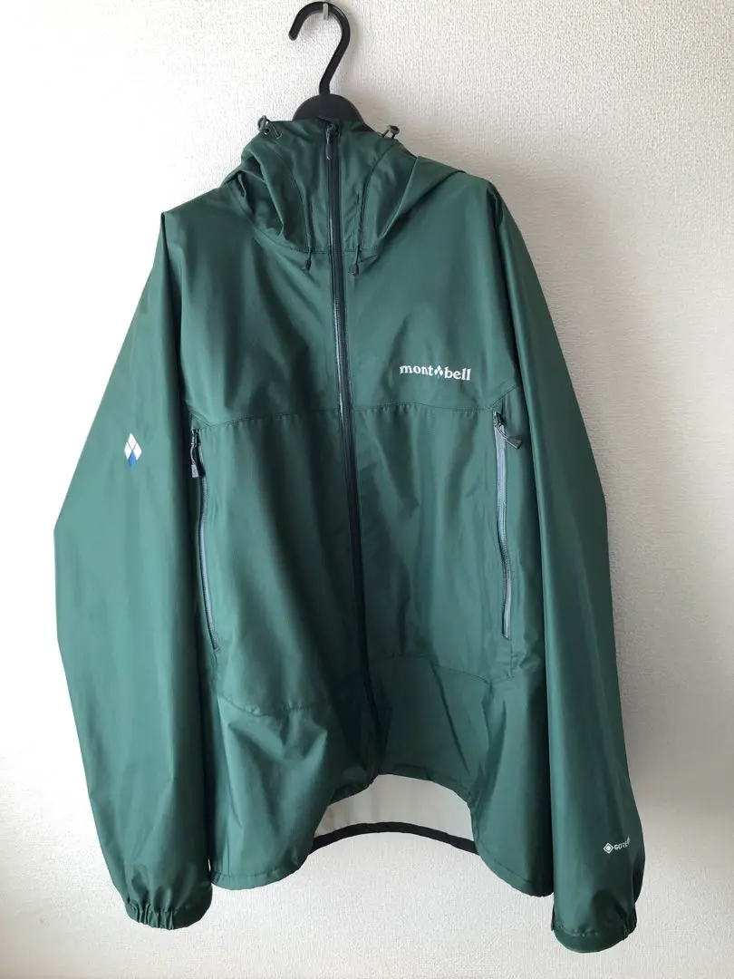 モンベル　レインダンサージャケット　グリーン1128618 L　完売品　② Amazon.co.jp: レインダンサー ジャケット Men's ダークグリーン