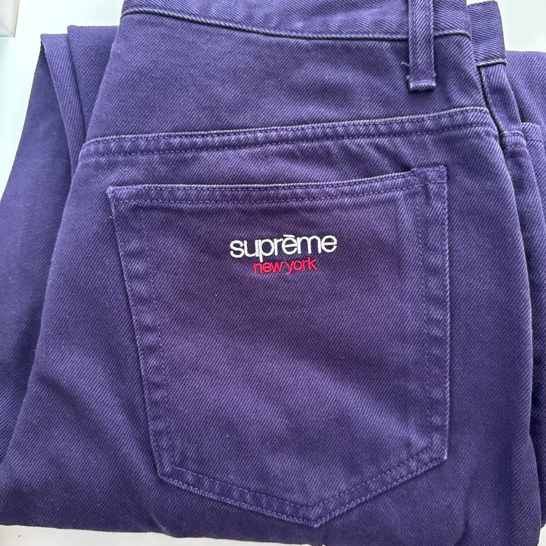 2025年最新】supreme baggy jean purpleの人気アイテム - メルカリ