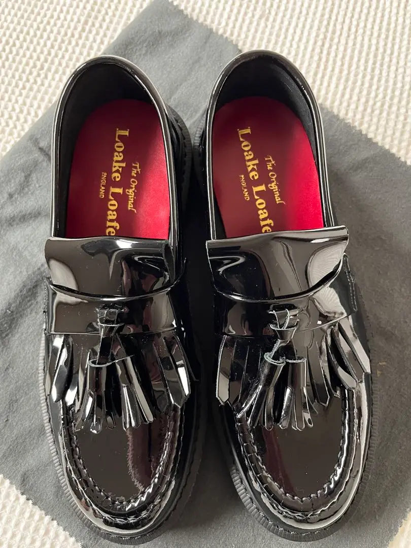 美品　Loake タッセルローファー　オールドマンズテーラー別注 R&D.M.Co- × Loake 別注 タッセルローファー レディース