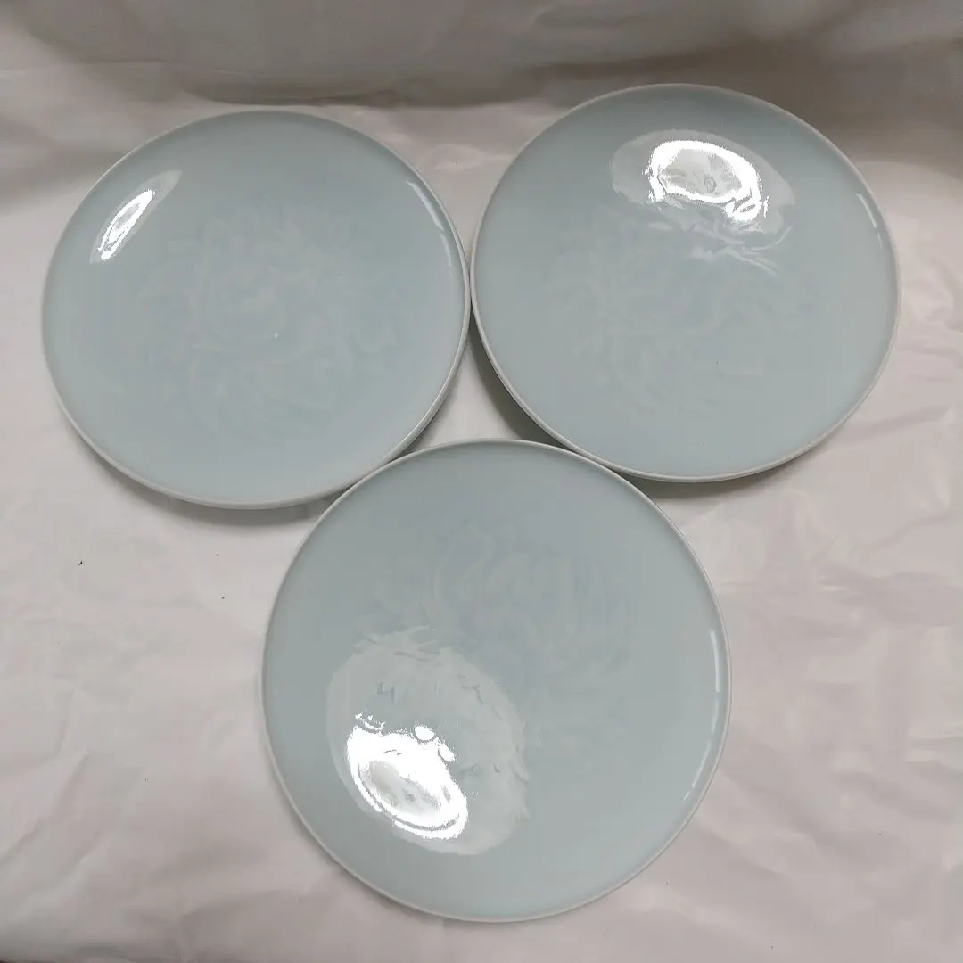 塚本快二 快山窯 白瓷 菓子鉢 25cm 共箱 美品 大流行中！ - ] 道具 道具 ネットショップ | 青白磁菓子鉢（共箱