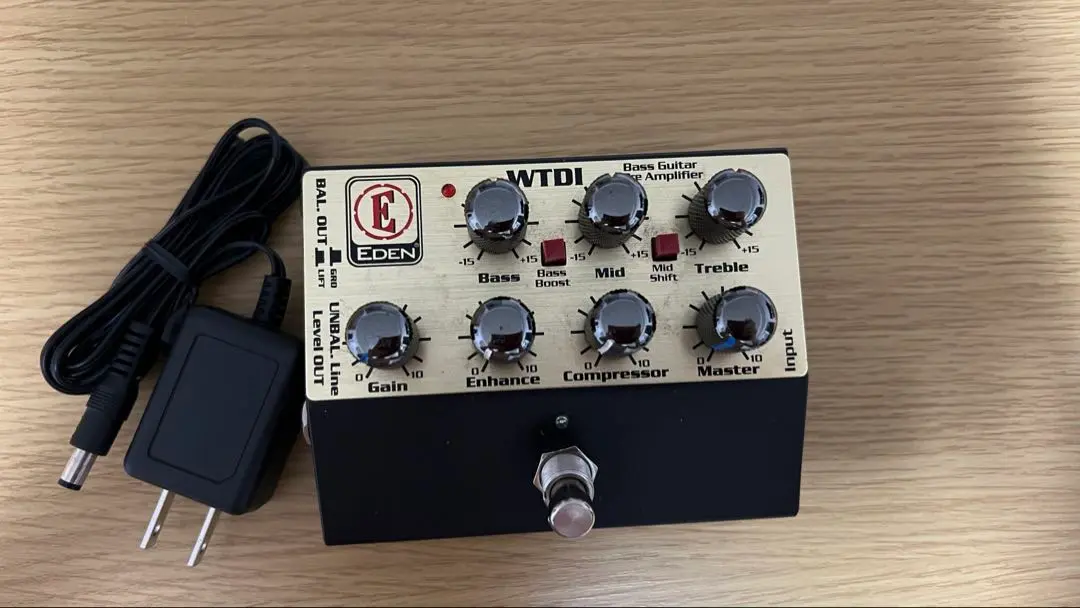 Eden WTDI アダプター、箱付き Amazon | EDEN ペダル・プリアンプ WTDI | ベースプリアンプ