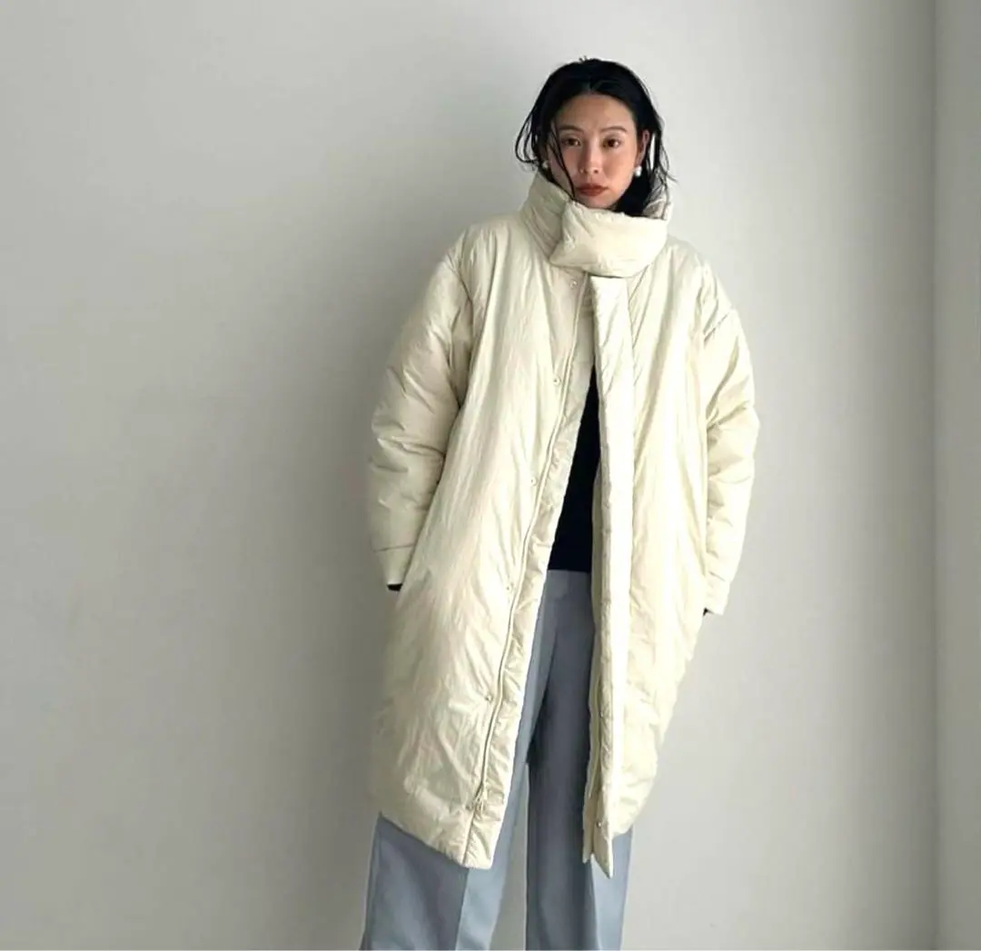 値下げ交渉可etre tokyoエンベロップパディングコートCGRY Mサイズ