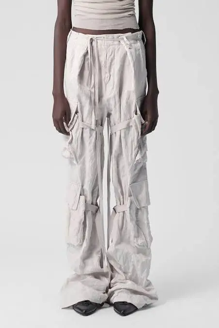 未使用品 定価10.7万円 アンドゥムルメステール 19AWウールカーゴパンツ Ann Demeulemeester - アンドゥムルメステール 19AW ウール