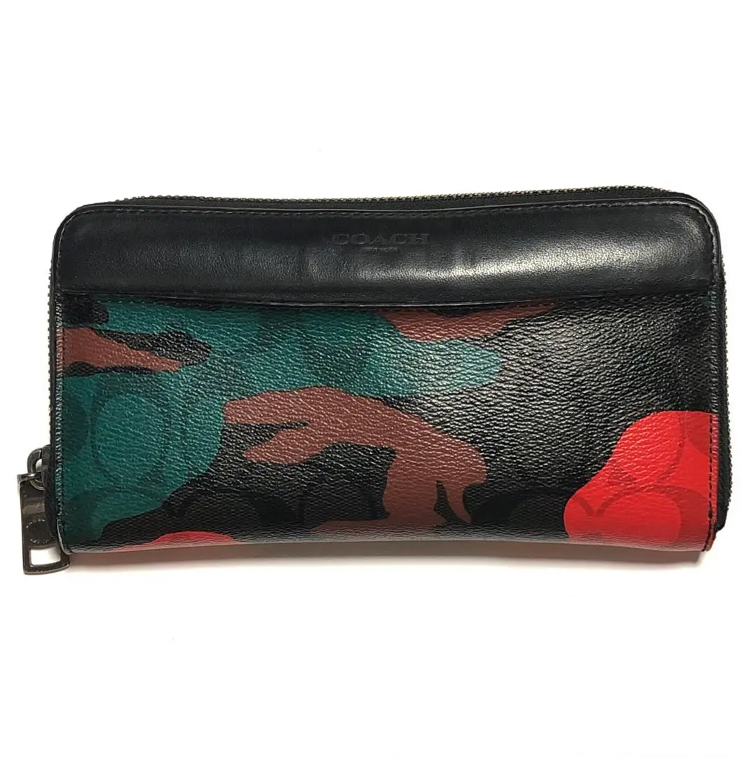 新品　COACH 長財布 ファティーグ カモフラージュ 迷彩 F87189 新品 COACH 長財布 ファティーグ カモフラージュ 迷彩 F87189