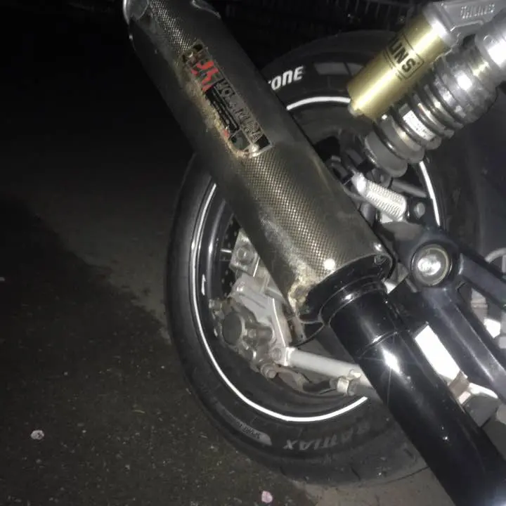 ☆XJR400☆ヨシムラマフラーフルエキゾースト☆チタン カーボン バッフル ヨシムラサイクロンマフラー XJR400 XJR400R XJ400 yosimura