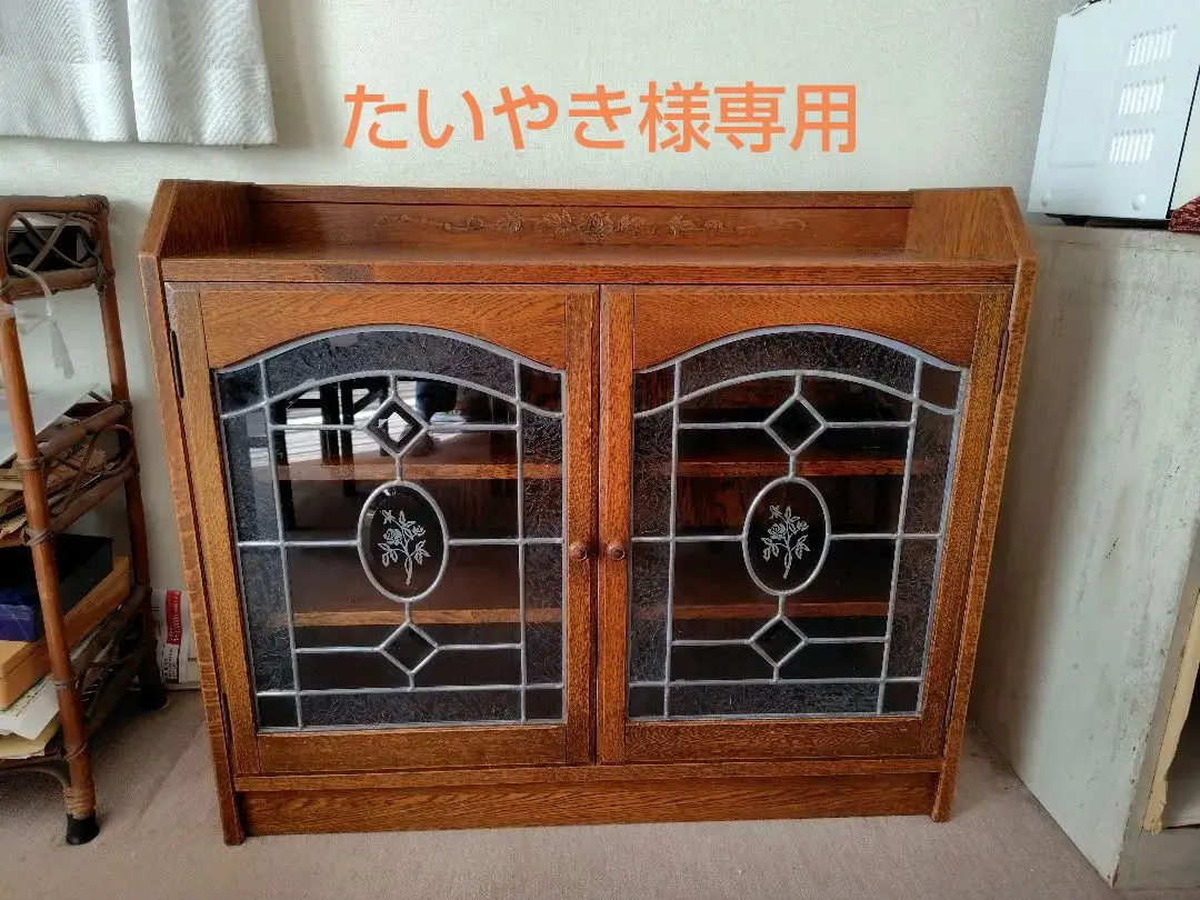 三越家具 ブルージュ サイドボード カップボード　カントリー　薔薇模様　バラ 2025年最新】三越 キャビネット・サイドボードの人気アイテム