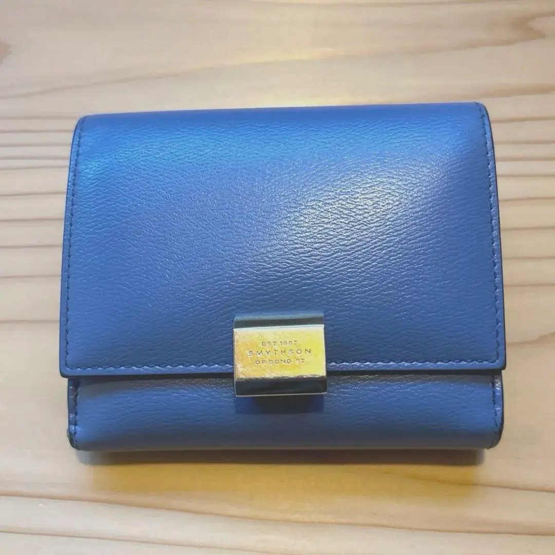 【新品未使用】スマイソン　レザー財布 Smythson スマイソン SMYTHSON 財布 コインケース 小銭入れ