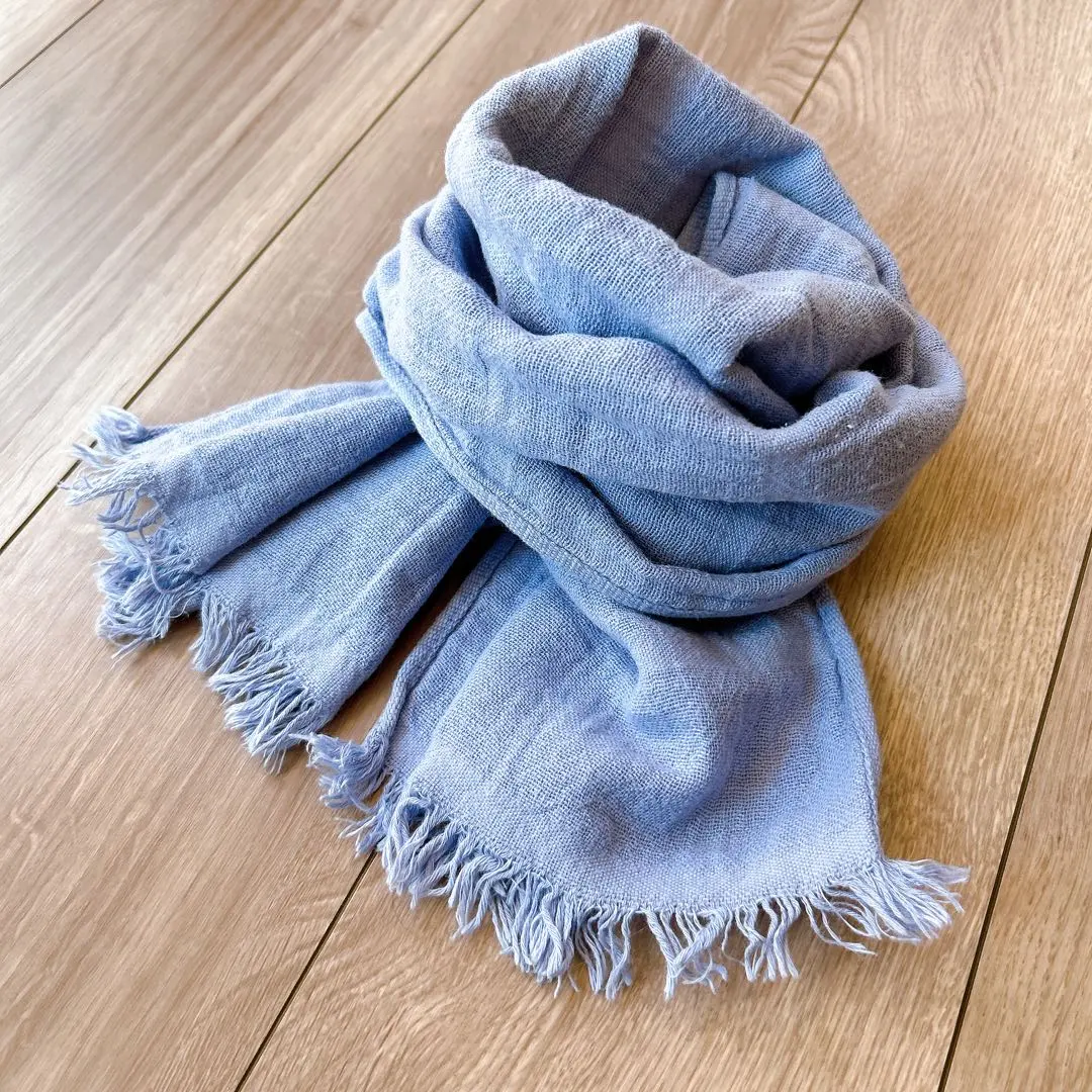 Thumbnail of 【Excellent Condition】Purple Fringe Stole, Thin, Spring/Summer