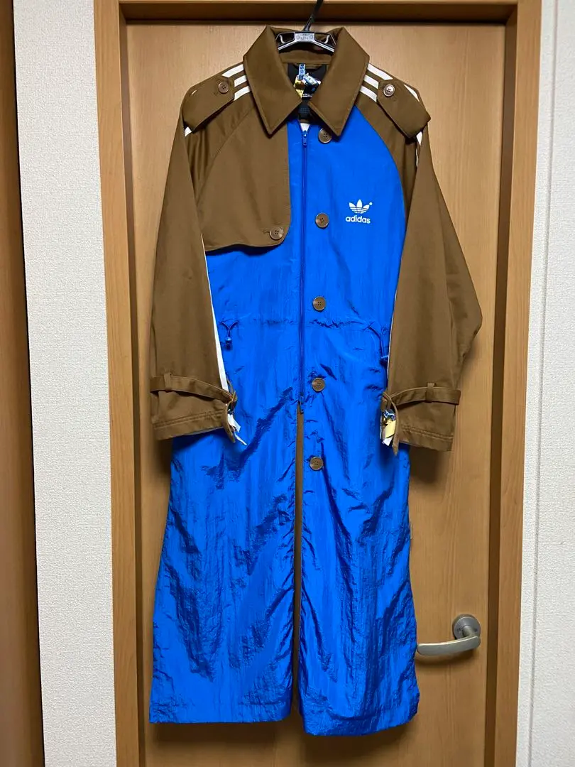 adidas BLUE VERSION トレンチコート adidas - アディダスオリジナルスBLUE VERSION 83-C トレンチ