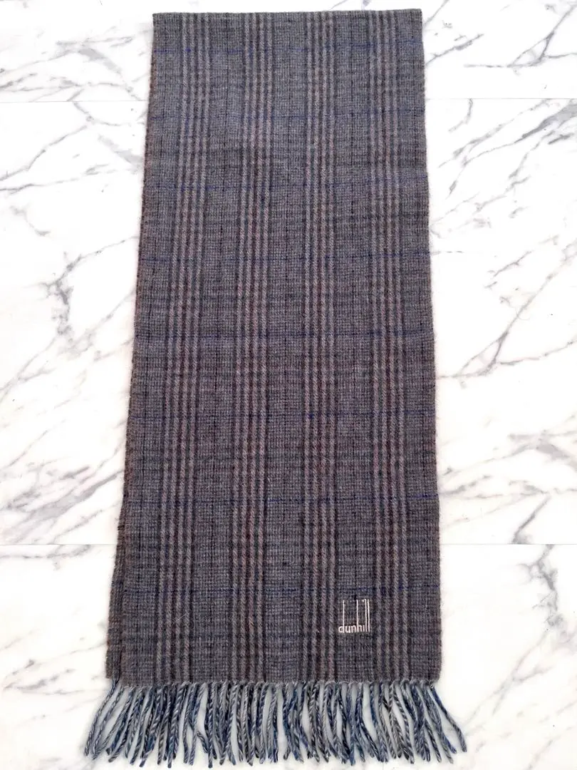 ダンヒル dunhill カシミヤ マフラー ストール チェック柄　極美品 2025年最新】Dunhill 柄・デザイン：チェック マフラーの人気