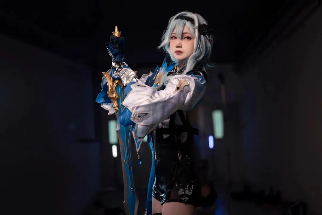 原神げんしん エウルア 三分妄想製 コスプレ衣装 高級感フルセット 新品未開封 三分妄想1/3Delusion】原神 Genshin エウルア-Eula コスプレ衣装