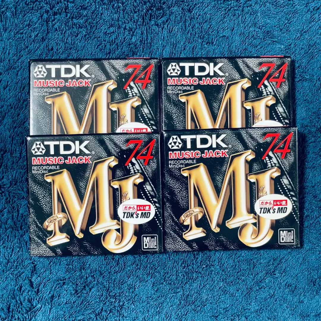 Thumbnail of New TDK MUSIC JACK 74 MD 4-disc set