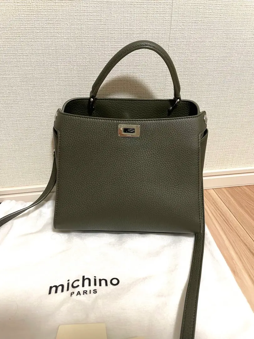 ミチノパリ 美品　ルテスミニ ライトピンク ハンドバッグ - ルテス ミニ クレ – Michino Paris