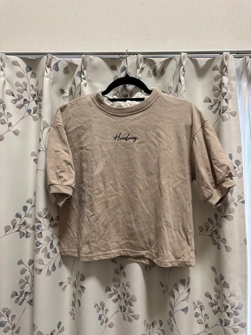 Thumbnail of INGNI INGNI Beige T-shirt Cut and Sew