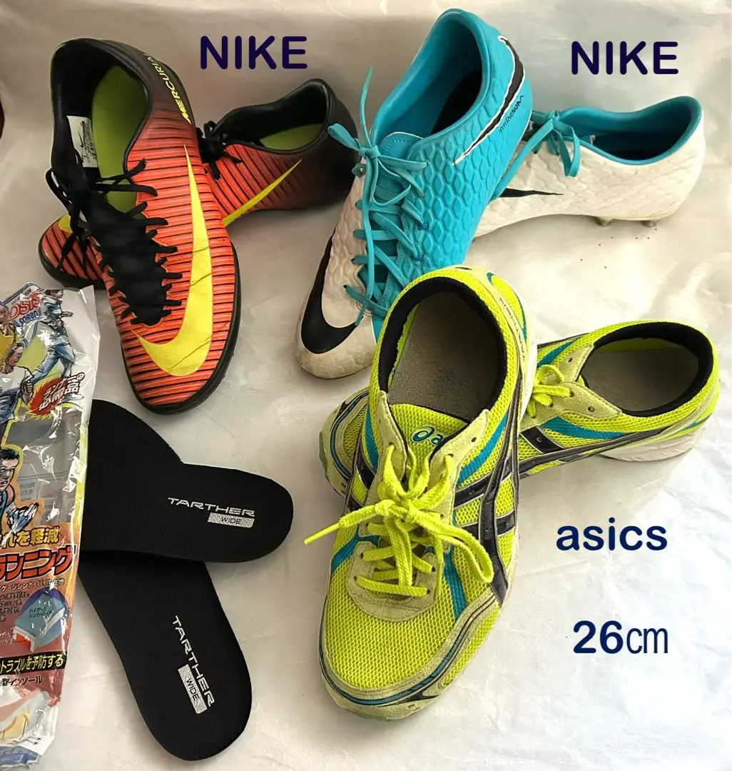 2025年最新】アシックス サッカー トレーニングシューズ 26の