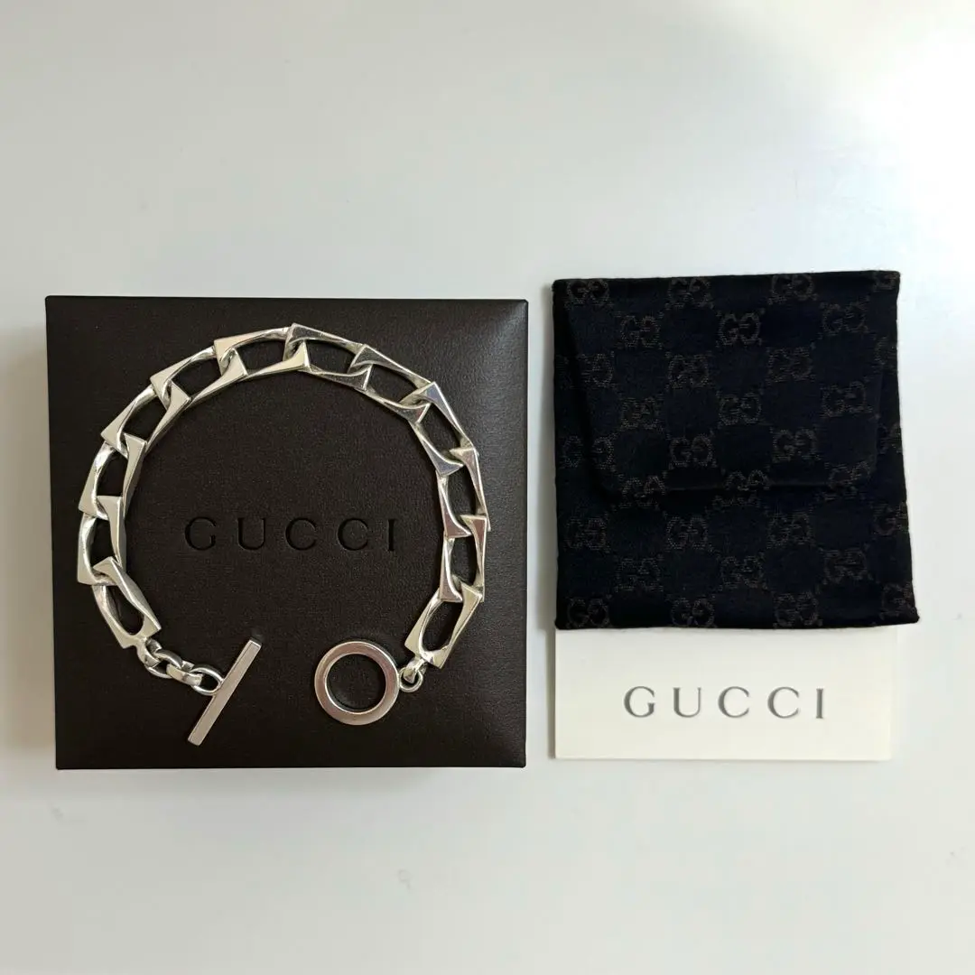 【超レアトムフォード期】グッチ シェーヌダンクル ブレスレット 92 13コマ グッチ GUCCI シェーヌダンクル ブレスレット トムフォード期