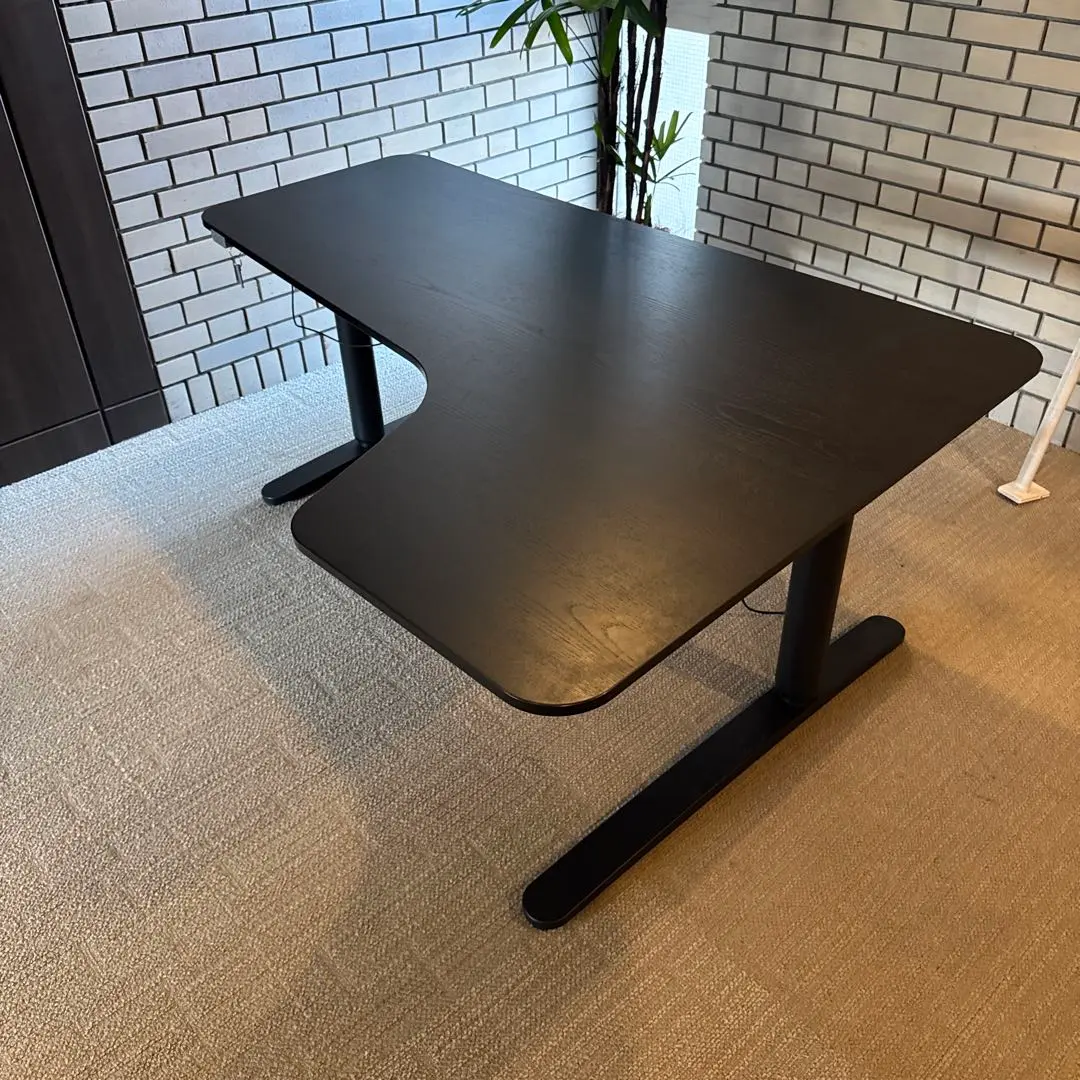 【完成品】IKEA BEKANT デスク 昇降式 160x80 Amazon.co.jp: IKEA BEKANTデスク、160x80cm、ホワイトステイン