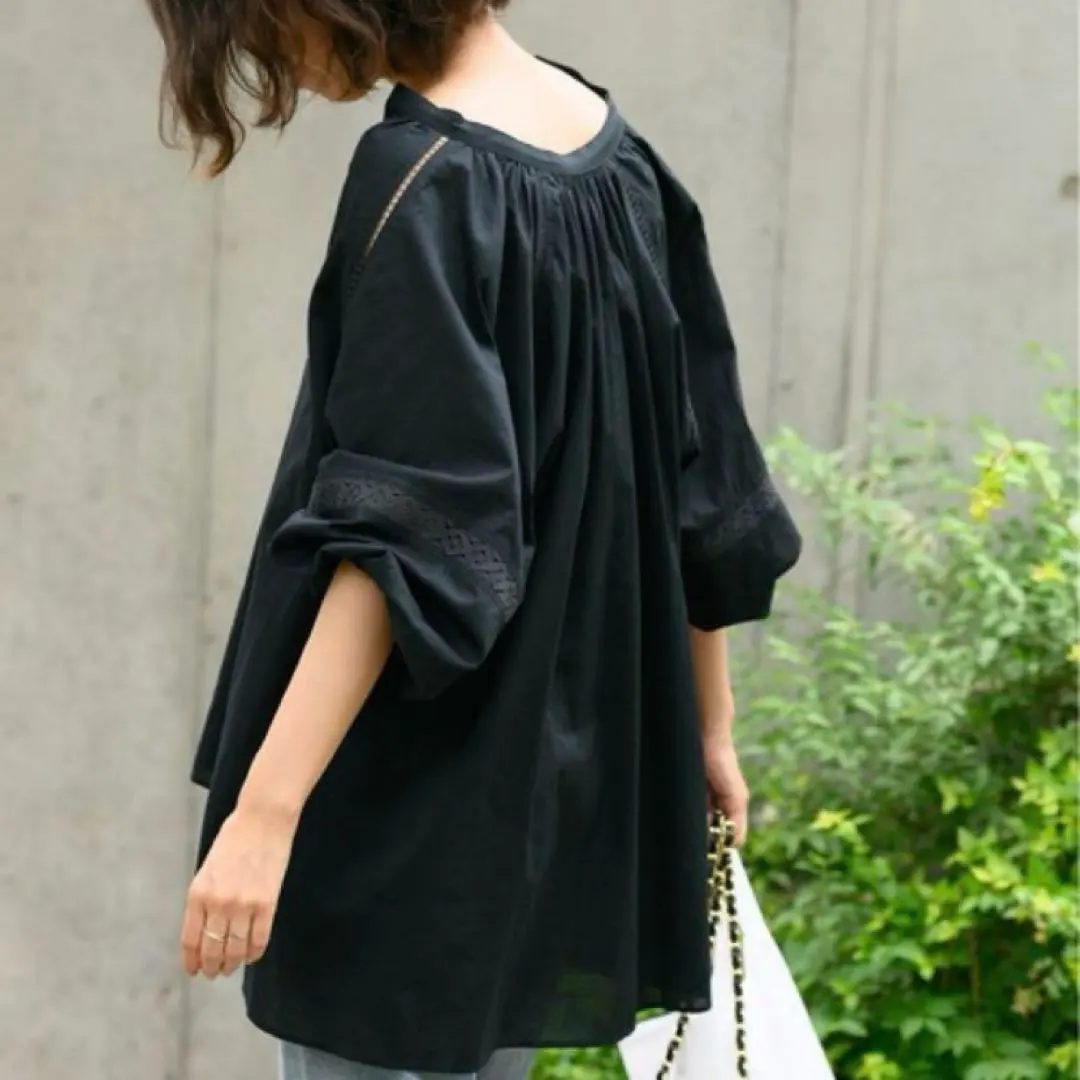 Thumbnail of Excellent Condition: Framework Cotton Lace Blouse - Relaxed Fit, Lace