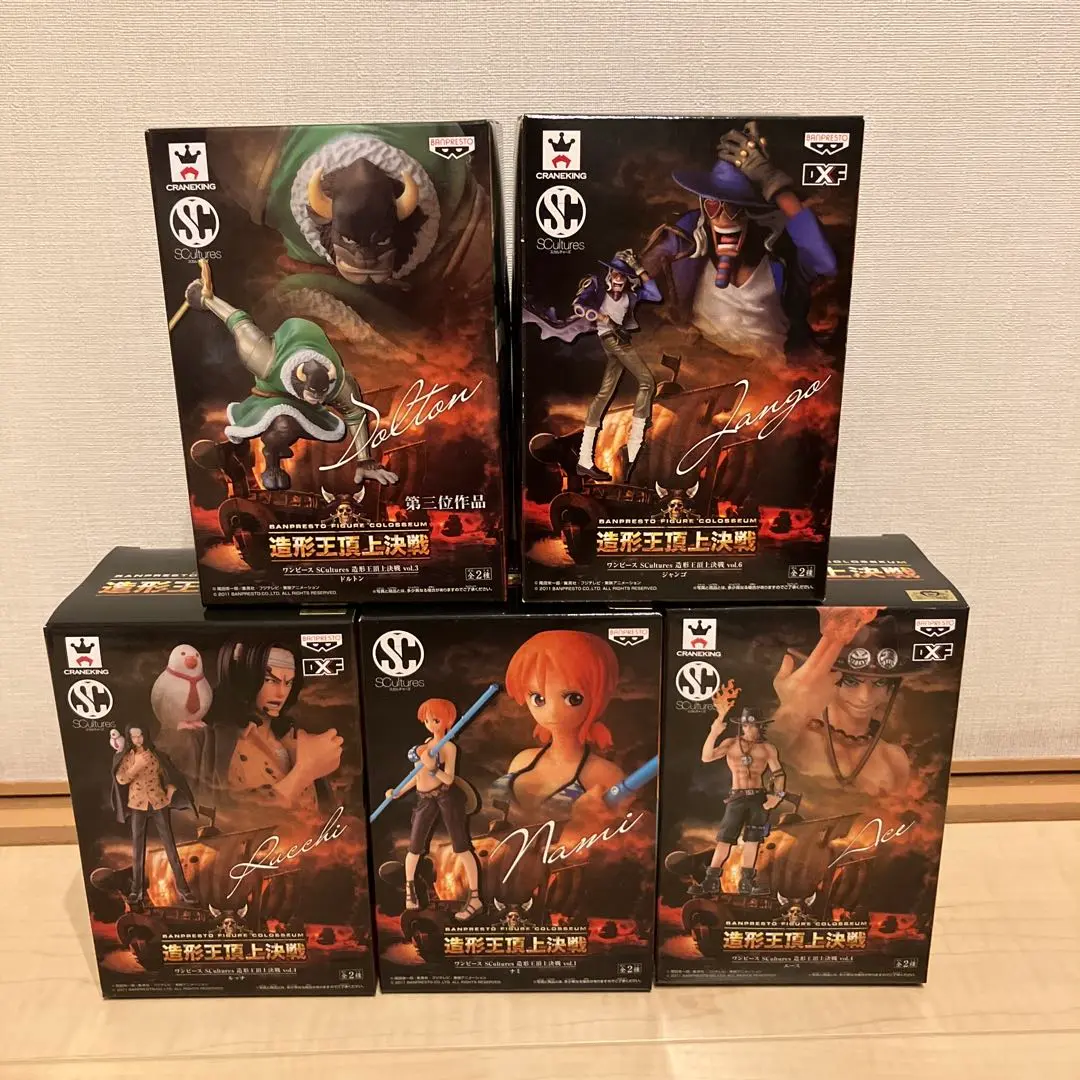 ワンピース 造形王頂上決戦 フィギュア6体まとめ売り - メルカリ