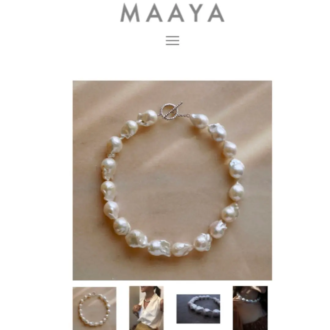最終お値下げMAAYA PEARLS♡マーヤパール♡DELFINAネックレス DELFINA ネックレス | MAAYA