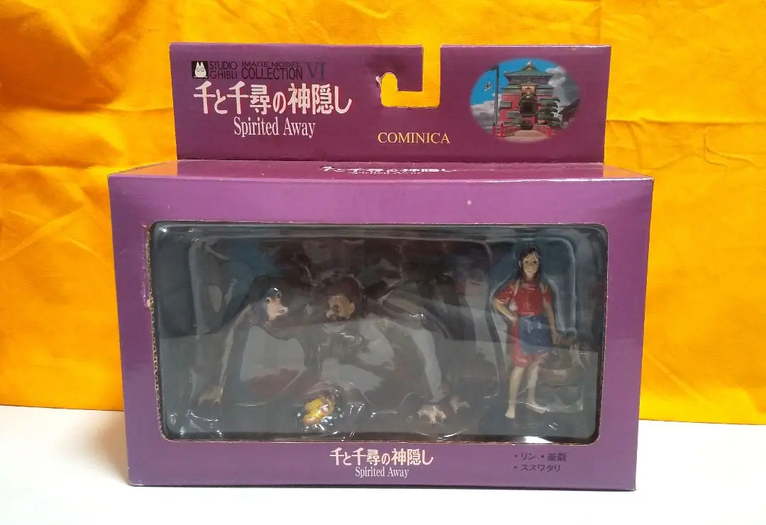 ジブリ　千と千尋の神隠し　リン　釜爺　ススワタリ　コミニカ　フィギュア スタジオジブリ 釜爺 リン ススワタリ 千と千尋の神隠し