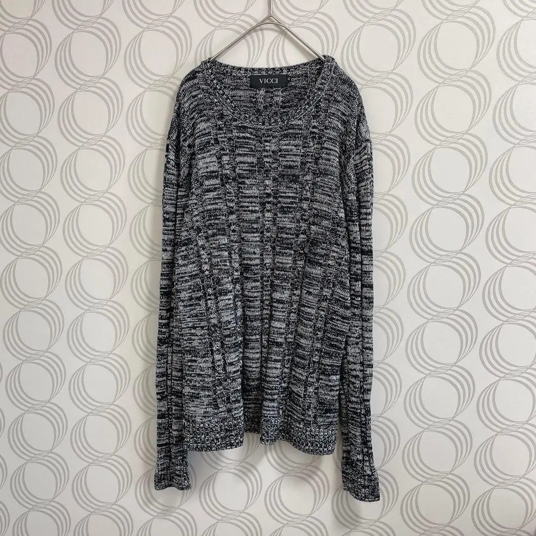 Thumbnail of VICCI♡ Cable Knit U-Neck 100% Cotton Soft Material L