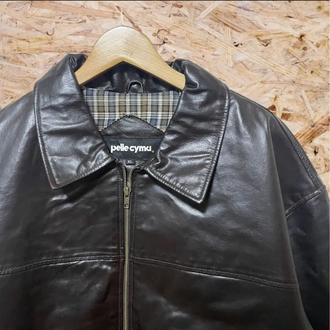 pellecyma　ペレシーマ黒ジャケット 2025年最新】pelle cyma レザー ジャケットの人気アイテム