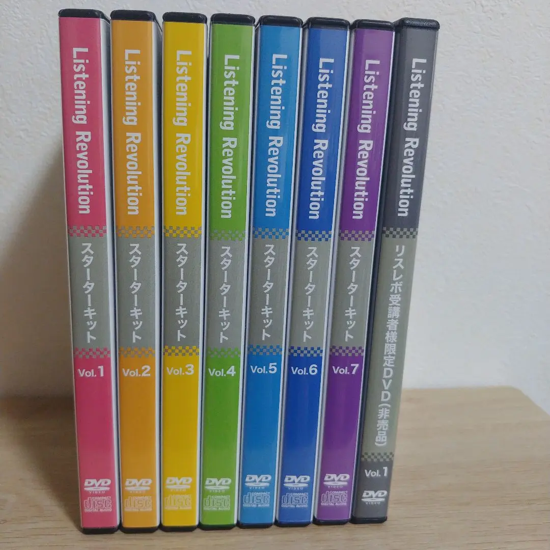 その他DVD　不備有)Listening Revolution リスレボ スターターキット+1st+2nd+受講者限定DVD 全38巻セット(状態：指導CD8枚欠品) 2025年最新】Yahoo!オークション -listening revolutionの中古品