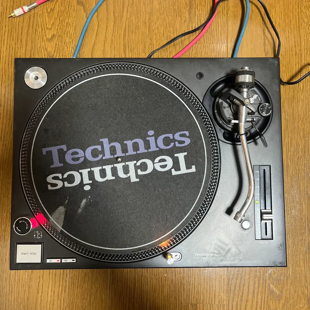 Technics SL-1200MK3D カートリッジ付き　ジャンク お待たせ! 中古品のTechnicsのターンテーブル、SL-1200MK3D-Kの