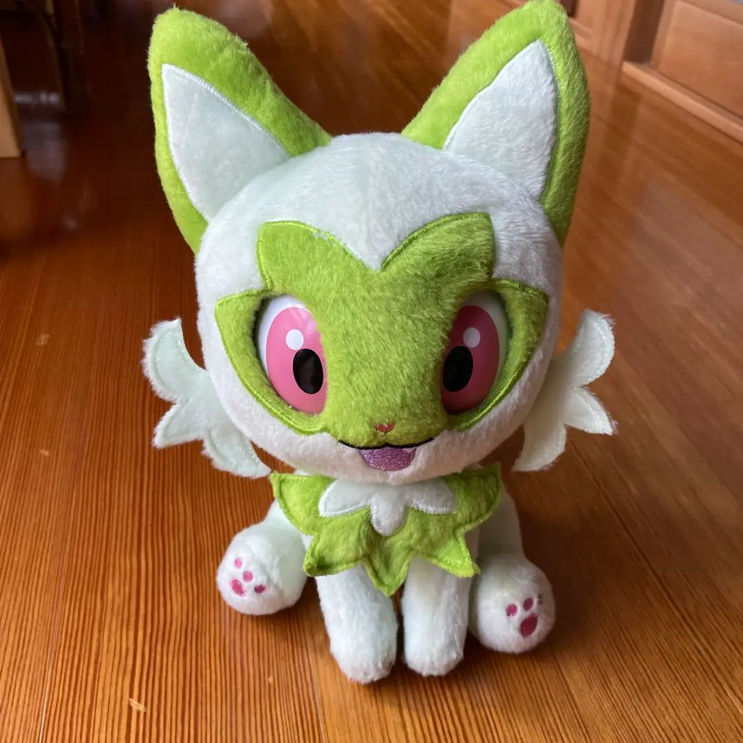 d⭕️⭕️ポケモン⭕️⭕️　なでてみつめてぱちくりニャオハ ポケモン なでてみつめて ぱちくりニャオハ - YouTube