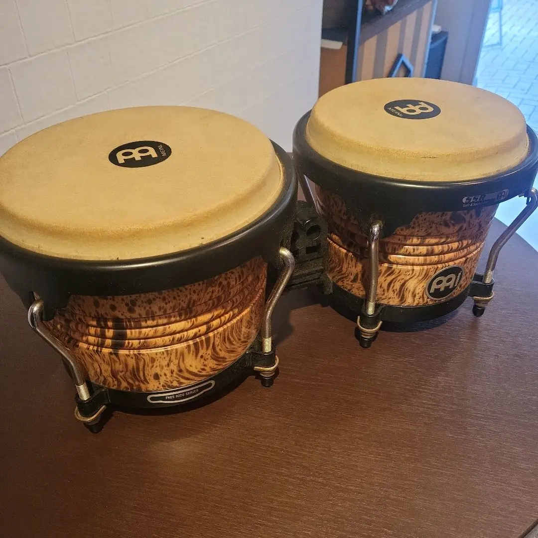 MEINL マイネル ボンゴ FREE RIDE スタンド セット 豹柄 MEINL マイネル ボンゴ FREE RIDE スタンド セット 豹柄 - メルカリ
