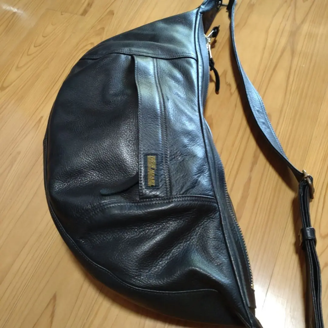 アイアンハート オールレザーウェストバッグ