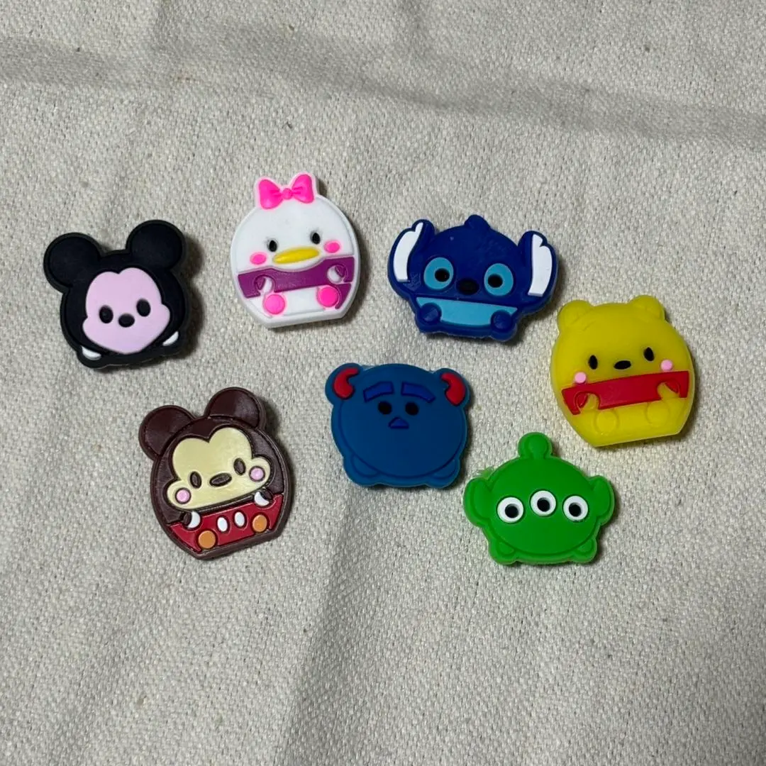 Thumbnail of [New] Disney Tsum Tsum Minnie, Stitch, Sulley, Jibbitz Set
