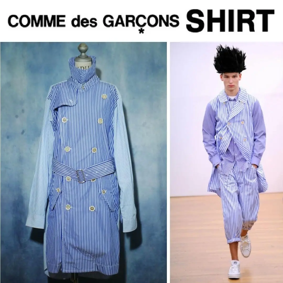 【半額】 2025年最新】COMME トレンチコートの人気 SHIRT GARCONS des ジャケット・アウター