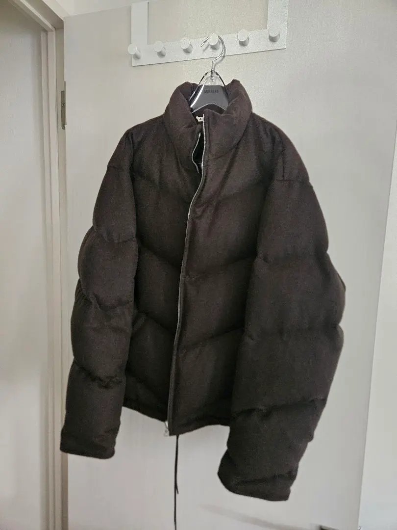 極美品　オーラリー　ウール カシミヤ　フランネル　ジャケット　サイズ4 AURALEE オーラリー 23AW 直営店限定 CASHMERE FLANNEL TRENCH