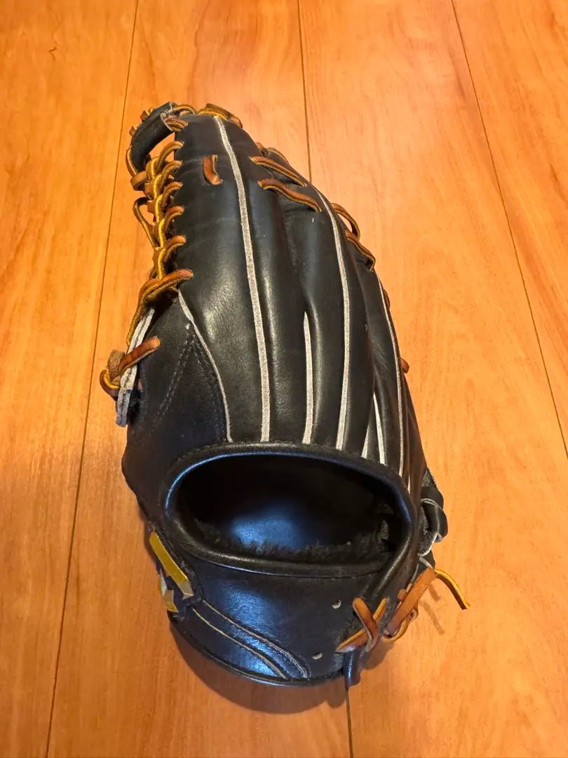 Thumbnail of Mitsuwa Tiger Soft Baseball Glove, Black, Left-handed