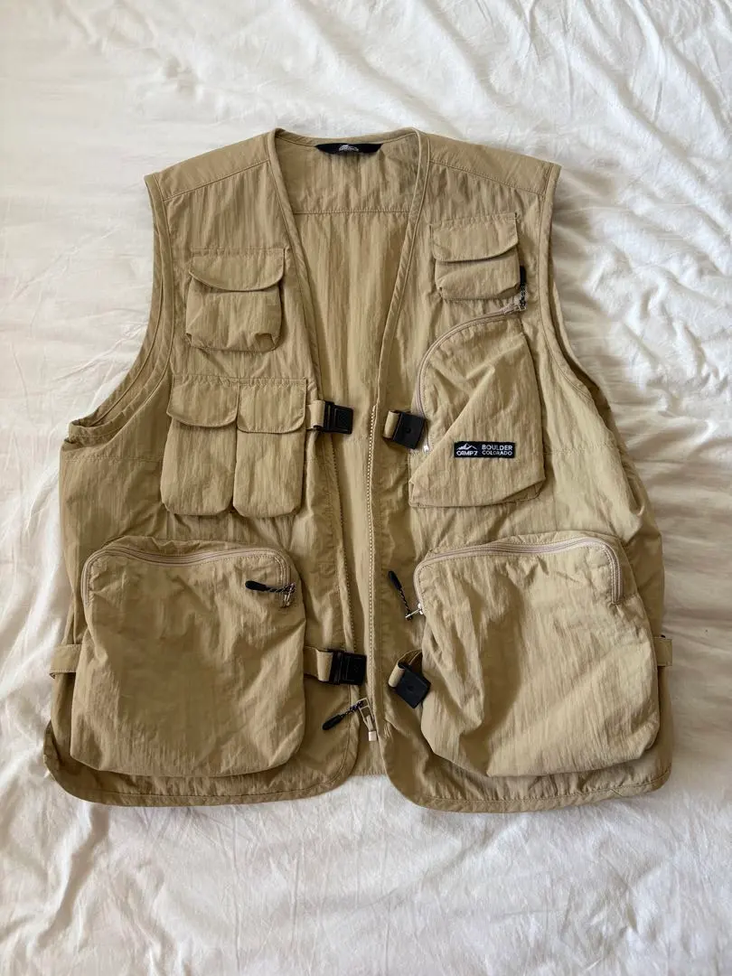 Thumbnail of Outdoor Vest, Beige, 6 Pockets