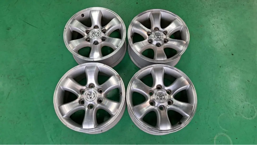 めんま　120 プラド純正ホイール トヨタ TOYOTA 120系 プラド 純正 17インチ マットブラック 再