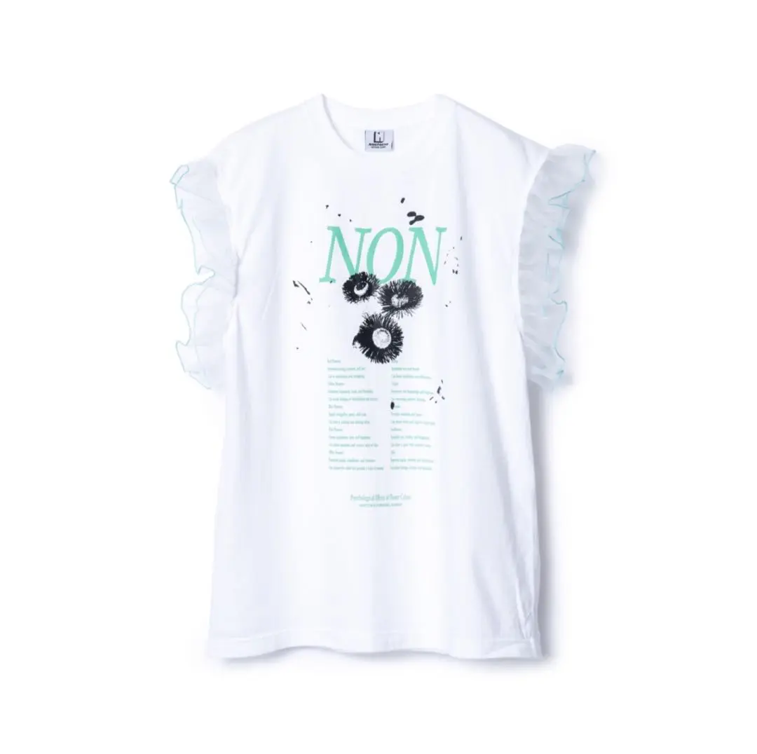 NON TOKYO 花柄プリント Tシャツ フリーサイズ 半袖 ユニセックス NON TOKYO 花柄プリント Tシャツ フリーサイズ 半袖 ユニ