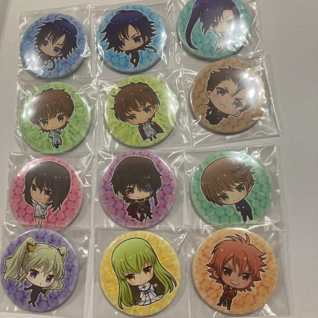 Thumbnail of Code Geass: Akito the Exiled - Can Badges - All 12 Types - Julius, Suzaku, Shin